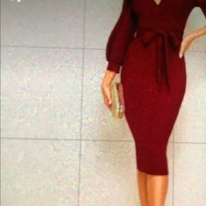 SHEIN Size M Color Burgundy